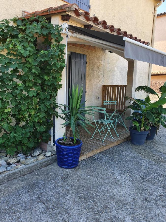 T2 Jusqu'A 4 Personnes En Rez-De-Jardin De Maison, Avec Piscine, Draps Et Serviettes De Toilette Fournis Lägenhet Argelès-sur-Mer Exteriör bild